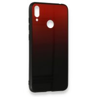 Newface Huawei Y7 2019 Kılıf Grady Silikon - Kırmızı-Siyah