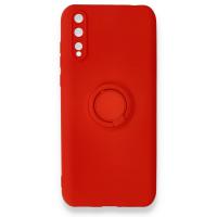 Newface Huawei Y8P Kılıf Viktor Yüzüklü Silikon - Kırmızı
