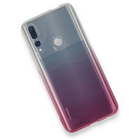 Newface Huawei Y9 Prime 2019 Kılıf Lüx Çift Renkli Silikon - Pembe
