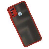 Newface İnfinix Hot 10 Play Kılıf Montreal Silikon Kapak - Kırmızı