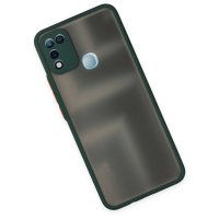 Newface İnfinix Hot 10 Play Kılıf Montreal Silikon Kapak - Yeşil