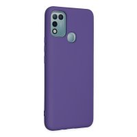 Newface İnfinix Hot 10 Play Kılıf Nano içi Kadife Silikon - Mor