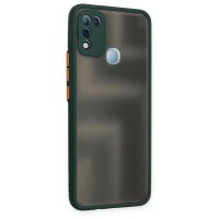 Newface İnfinix Hot 11 Play Kılıf Montreal Silikon Kapak - Yeşil