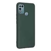 Newface İnfinix Hot 11 Play Kılıf Nano içi Kadife Silikon - Koyu Yeşil
