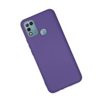 Newface İnfinix Hot 11 Play Kılıf Nano içi Kadife Silikon - Mor