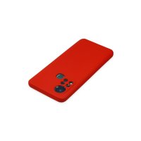 Newface İnfinix Hot 11s Kılıf Nano içi Kadife Silikon - Kırmızı