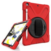 Newface iPad 10.2 (7.nesil) Kılıf Amazing Tablet Kapak - Kırmızı