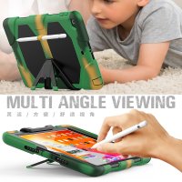 Newface iPad 10.2 (8.nesil) Kılıf Griffin Tablet Kapak - Kamuflaj