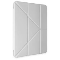 Newface iPad 10.2 (7.nesil) Kılıf Kalemlikli Hugo Tablet Kılıfı - Gri