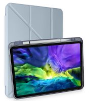 Newface iPad 10.2 (7.nesil) Kılıf Kalemlikli Hugo Tablet Kılıfı - Mavi