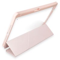 Newface iPad 10.2 (7.nesil) Kılıf Kalemlikli Hugo Tablet Kılıfı - Rose Gold