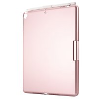 Newface iPad 10.2 (7.nesil) Kılıf Magic Dönen Klavyeli Tablet Kılıf - Pembe