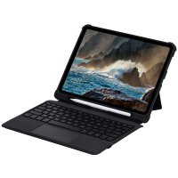 Newface iPad 10.2 (8.nesil) Kılıf İnter Ledli Klavyeli Tablet Kılıfı - Siyah