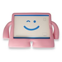 Newface iPad 10.2 (8.nesil) Kılıf Karakter Tablet Silikon - Açık Pembe