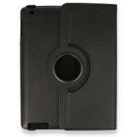 Newface iPad 2 9.7 Kılıf 360 Tablet Deri Kılıf - Siyah