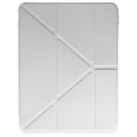 Newface iPad 2022 10.9 (10.nesil) Kılıf Kalemlikli Hugo Tablet Kılıfı - Gri