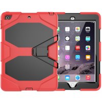 Newface iPad 9.7 (2017) Kılıf Griffin Tablet Kapak - Kırmızı