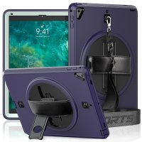 Newface iPad 9.7 (2018) Kılıf Strap-C Otterbox Tablet Kapak - Lacivert