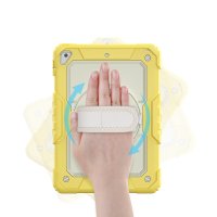 Newface iPad 9.7 (2017) Kılıf Strap New Tablet Kapak - Sarı
