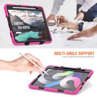 Newface iPad Air 4 10.9 Kılıf Griffin Tablet Kapak - Pembe