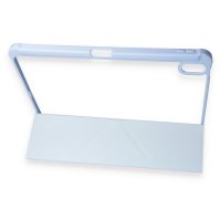 Newface iPad Air 5 (2022) Kılıf Kalemlikli Hugo Tablet Kılıfı - Mavi