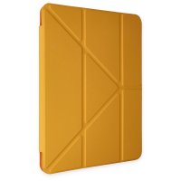 Newface iPad Pro 11 (2018) Kılıf Kalemlikli Mars Tablet Kılıfı - Sarı