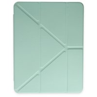 Newface iPad Pro 11 (2020) Kılıf Kalemlikli Mars Tablet Kılıfı - Açık Yeşil