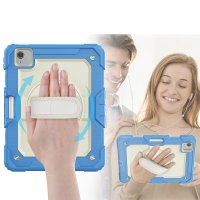 Newface iPad Pro 11 (2020) Kılıf Strap New Tablet Kapak - Mavi