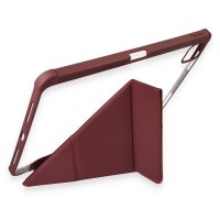 Newface iPad Pro 12.9 (2018) Kılıf Kalemlikli Hugo Tablet Kılıfı - Mor