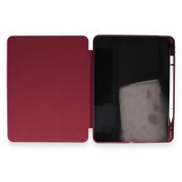 Newface iPad Pro 12.9 (2018) Kılıf Kalemlikli Mars Tablet Kılıfı - Mor