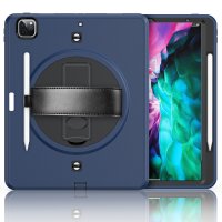 Newface iPad Pro 12.9 (2021) Kılıf Strap-C Otterbox Tablet Kapak - Lacivert