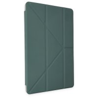 Newface iPad Pro 12.9 (2020) Kılıf Kalemlikli Mars Tablet Kılıfı - Koyu Yeşil