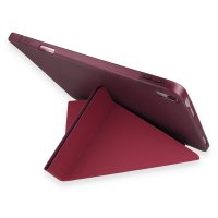 Newface iPad Pro 12.9 (2020) Kılıf Kalemlikli Mars Tablet Kılıfı - Mor