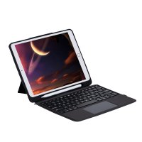Newface iPad Pro 12.9 (2020) Kılıf Kontra Klavyeli Tablet Kılıfı - Siyah