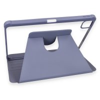 Newface iPad Pro 12.9 (2021) Kılıf Starling 360 Kalemlikli Tablet Kılıf - Lila