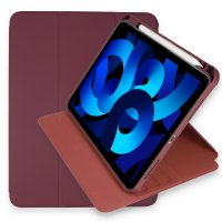 Newface iPad Pro 12.9 (2021) Kılıf Starling 360 Kalemlikli Tablet Kılıf - Mor