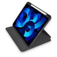 Newface iPad Pro 12.9 (2021) Kılıf Starling 360 Kalemlikli Tablet Kılıf - Siyah