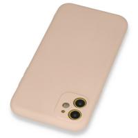 Newface iPhone 11 Kılıf Nano içi Kadife Silikon - Pudra