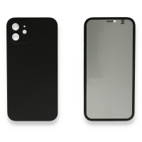 Newface iPhone 11 Kılıf 360 Hayalet Full Body Silikon Kapak - Siyah