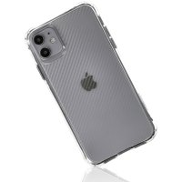 Newface iPhone 11 Kılıf 3D Vera Karbon Silikon - Şeffaf