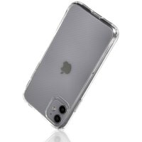 Newface iPhone 11 Kılıf 3D Vera Karbon Silikon - Şeffaf