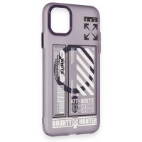 Newface iPhone 11 Kılıf Apollo Magneticsafe Desenli Kapak - Apollo Mor - 1