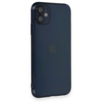 Newface iPhone 11 Kılıf Armada Lensli Kapak - Lacivert