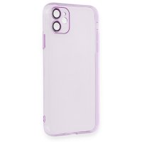 Newface iPhone 11 Kılıf Armada Lensli Kapak - Mor