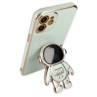 Newface iPhone 11 Kılıf Aston Stand Silikon - Yeşil