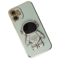 Newface iPhone 11 Kılıf Aston Stand Silikon - Yeşil