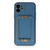 Newface iPhone 11 Kılıf Coco Elit Kapak - Mavi