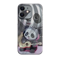 Newface iPhone 11 Kılıf Crew Desenli Kapak - Panda