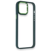 Newface iPhone 11 Kılıf Dora Kapak - Haki Yeşil