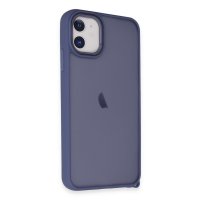 Newface iPhone 11 Kılıf Elegant Kapak - Açık Mavi
